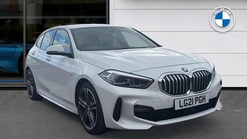 White Used 2021 BMW 118 M Sport Hatchback | £17,800 (Good price) - Image 1/4
