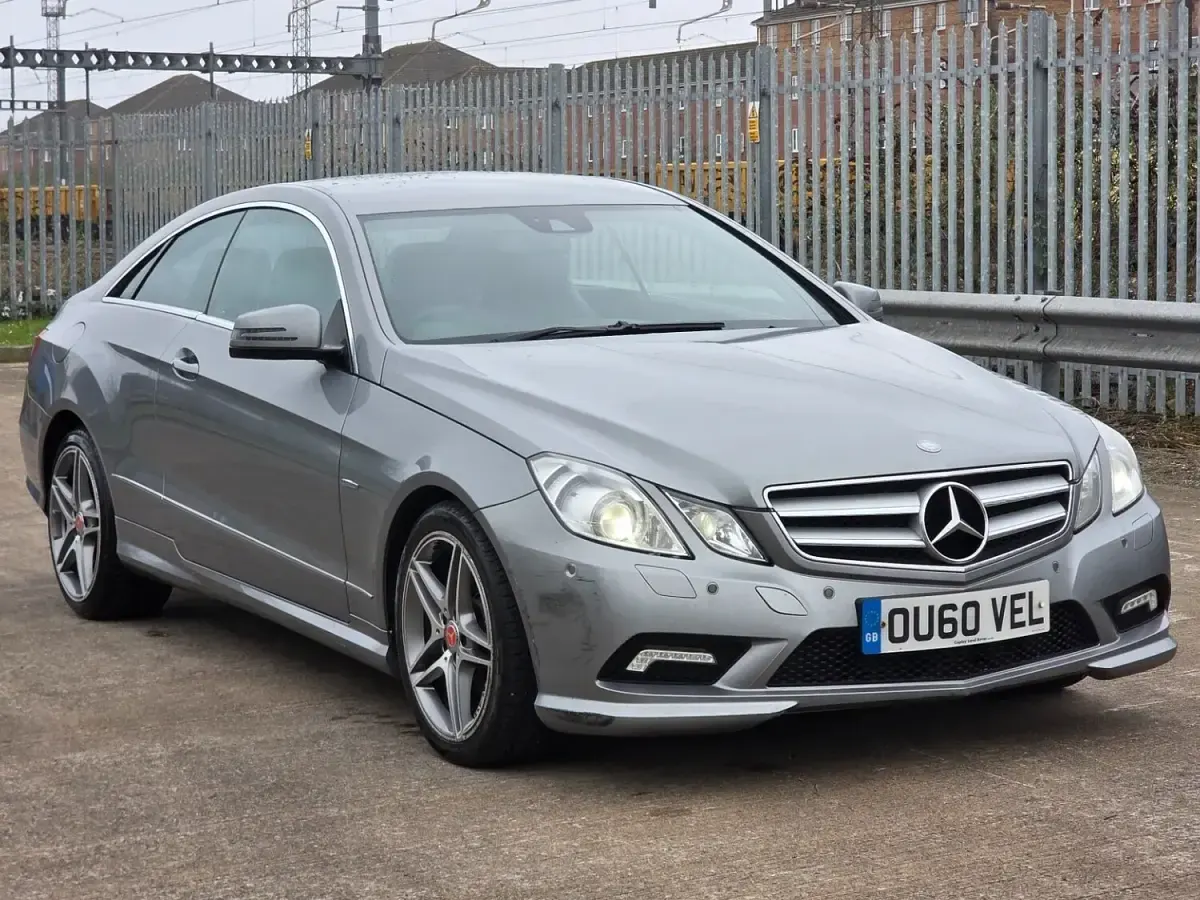 Used Mercedes E220 2010 Silver Coupe