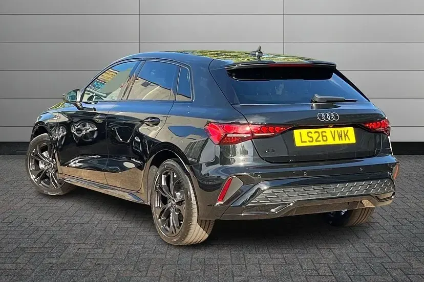 New Audi A3 Sportback Black Edition 201 HP (147 kW) 2026 Mythos black Hatchback
