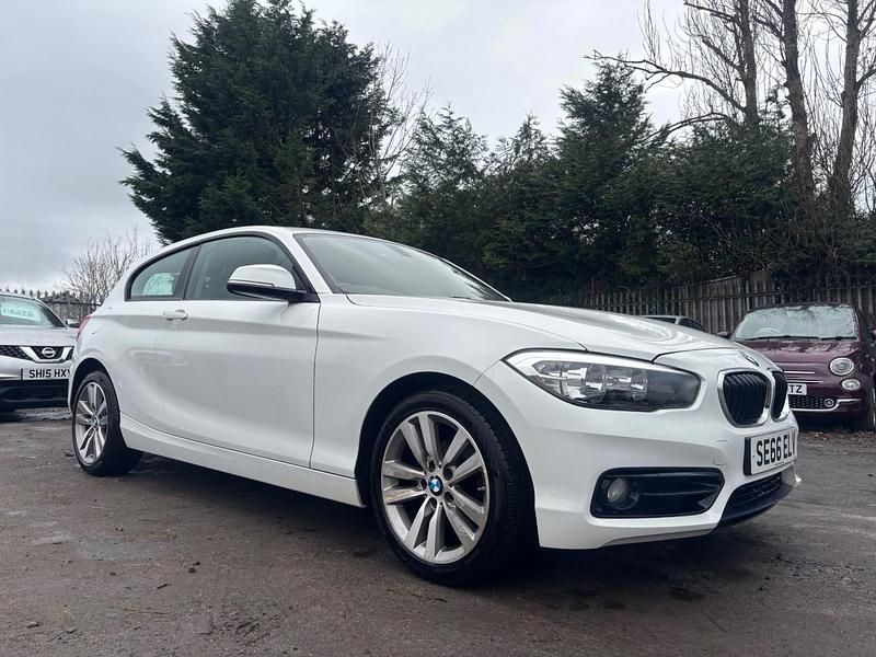 White Used 2017 BMW 118 Sport Line Hatchback | £8,595 (Super price) - Image 1/3