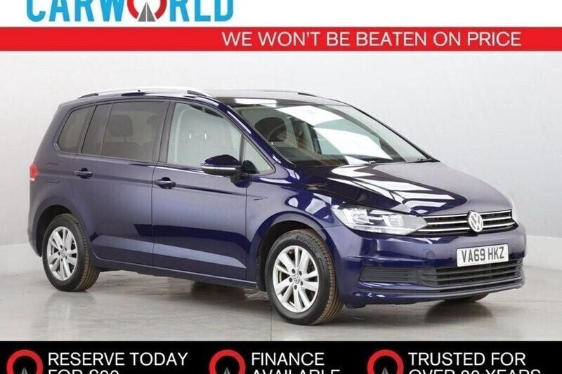 Blue Used 2020 VW Touran SE MPV | £14,400 (Good price) - Image 1/1