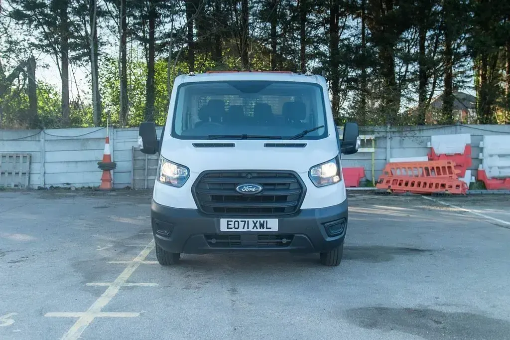 Used Ford Transit 130 HP (95 kW) 2021 White Cabriolet