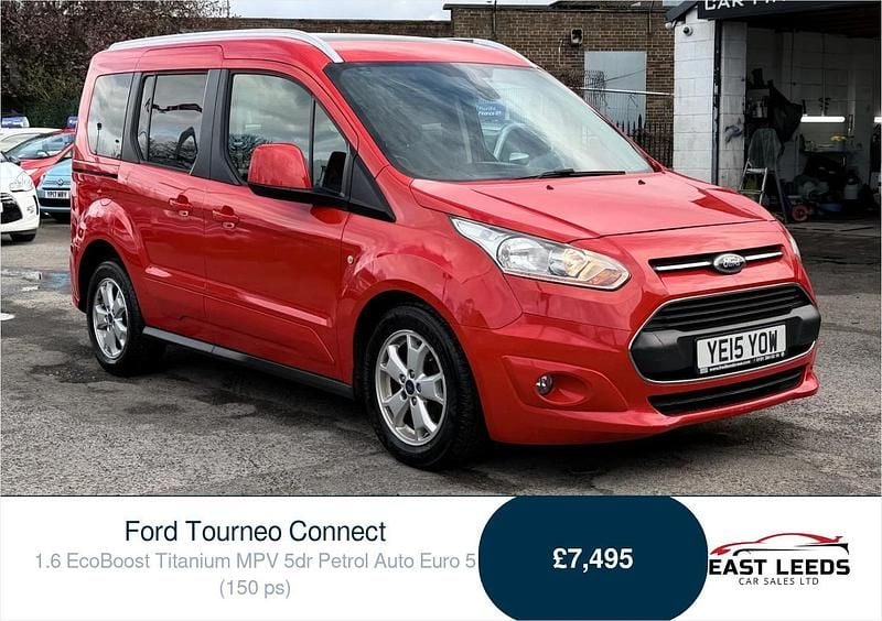 Used Ford Tourneo Connect Titanium 150 HP (110 kW) 2015 Red MPV