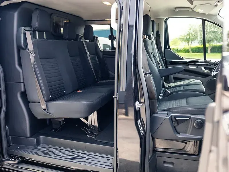 Used Ford Transit Custom Limited 130 HP (95 kW) 2021 Shadow black (metallic paint) Estate
