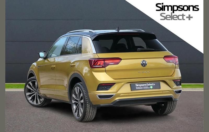 Used VW T-Roc R-line 150 HP (110 kW) 2022 Yellow SUV