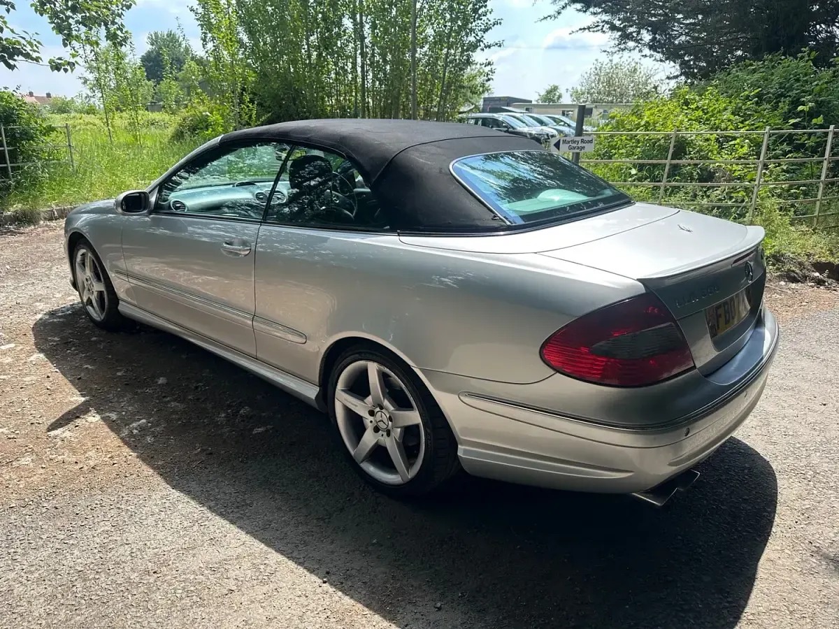 Used Mercedes CLK350 2007 Silver Cabriolet
