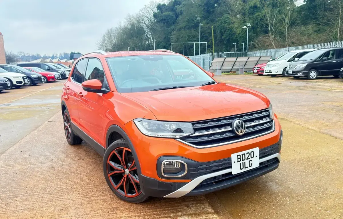 Usado VW T-Cross 2020 Laranja SUV