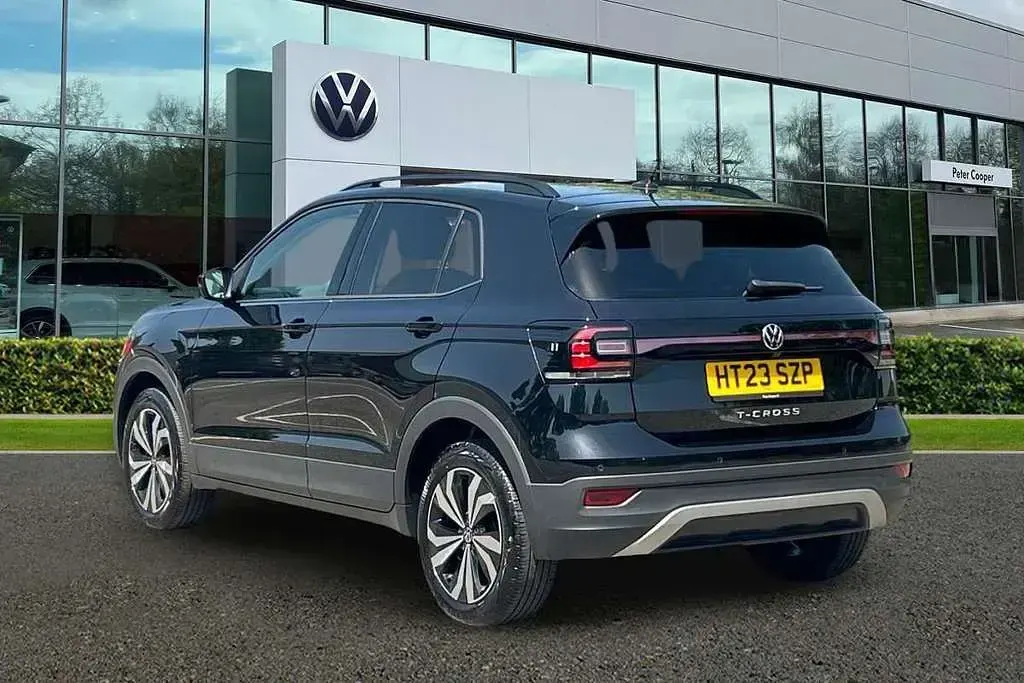 Used VW T-Cross Black Edition 95 HP (69 kW) 2023 Black SUV