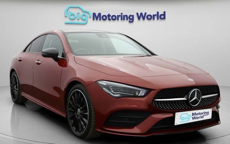 Red Used 2022 Mercedes CLA220 AMG line Sedan | £26,900 (Fair price) - Image 1/4