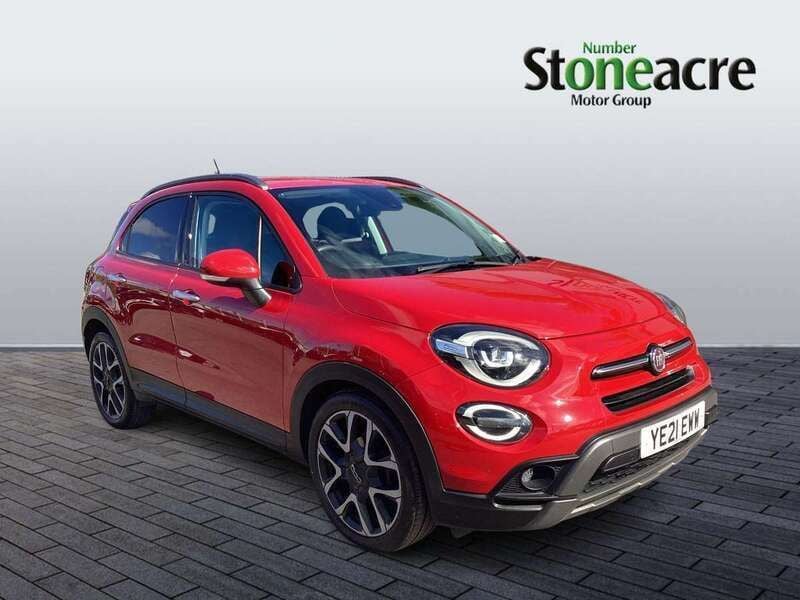 Red Used 2021 Fiat 500X Cross SUV | £10,769 (Fair price) - Image 1/4