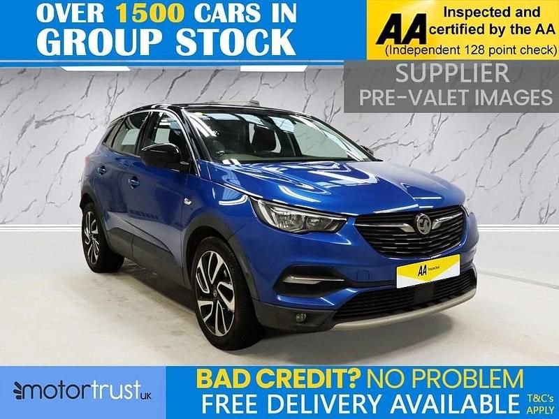 Used Vauxhall Grandland X Elite 130 HP (95 kW) 2018 Blue SUV