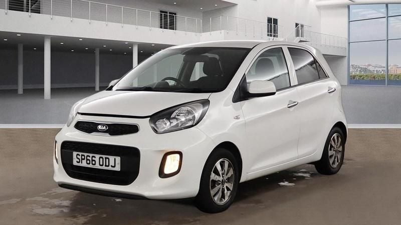 Used Kia Picanto 84 HP (61 kW) 2016 White Hatchback