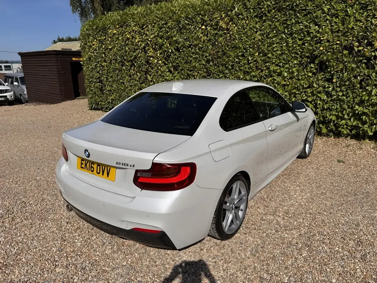 Used BMW 218 M Sport 150 HP (110 kW) 2016 White Coupe