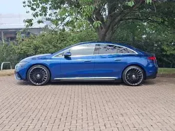 Used Mercedes EQE300 AMG Line Premium Plus 180 kW (245 HP) 2022 Blue Sedan