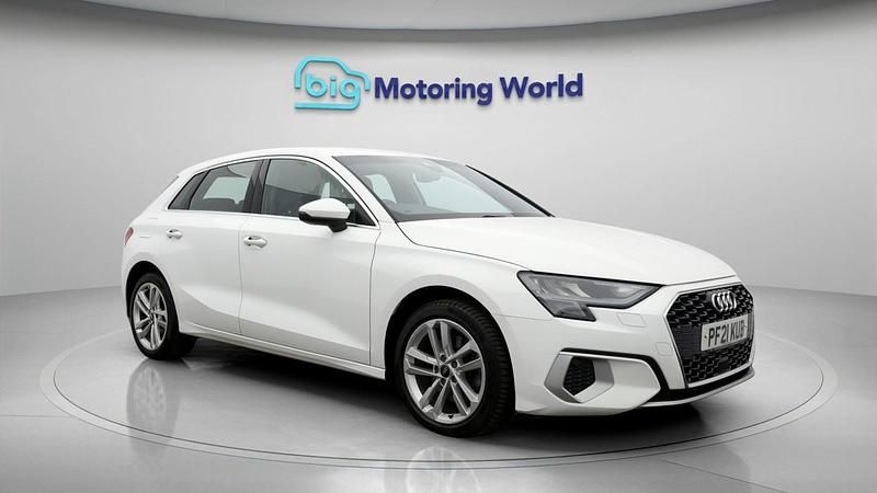 Used Audi A3 Sportback Sport 2021 White Hatchback