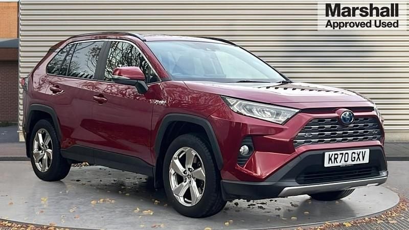 Red Used 2020 Toyota RAV4 Hybrid Design SUV | £22,200 (Good price) - Image 1/4