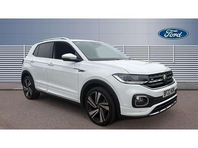 White Used 2022 VW T-Cross R-line SUV | £19,939 (Fair price) - Image 1/4