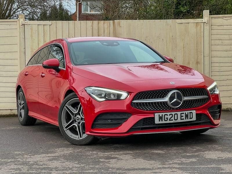 Used Mercedes CLA200 Shooting Brake AMG line 163 HP (119 kW) 2020 Red Estate