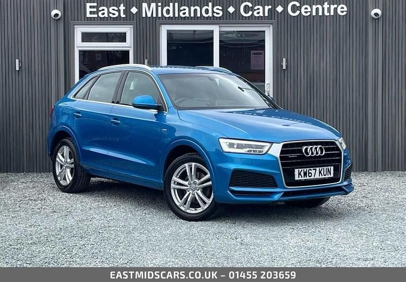 Blue Used 2018 Audi Q3 S-Line SUV | £9,495 (Super price) - Image 1/4