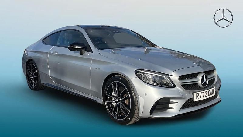 Silver Used 2022 Mercedes C43 AMG Premium Plus Coupe | £40,995 (Fair price) - Image 1/4