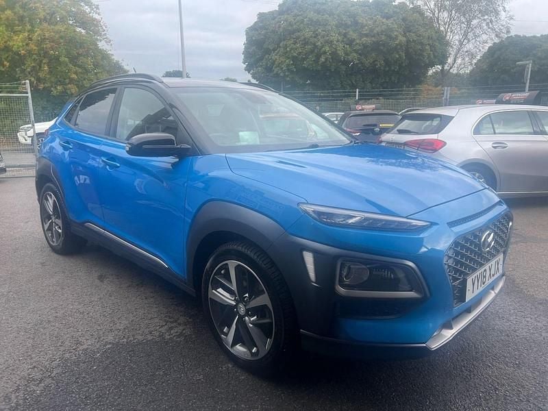 Blue Used 2018 Hyundai Kona Premium SUV | £10,495 (Fair price) - Image 1/3