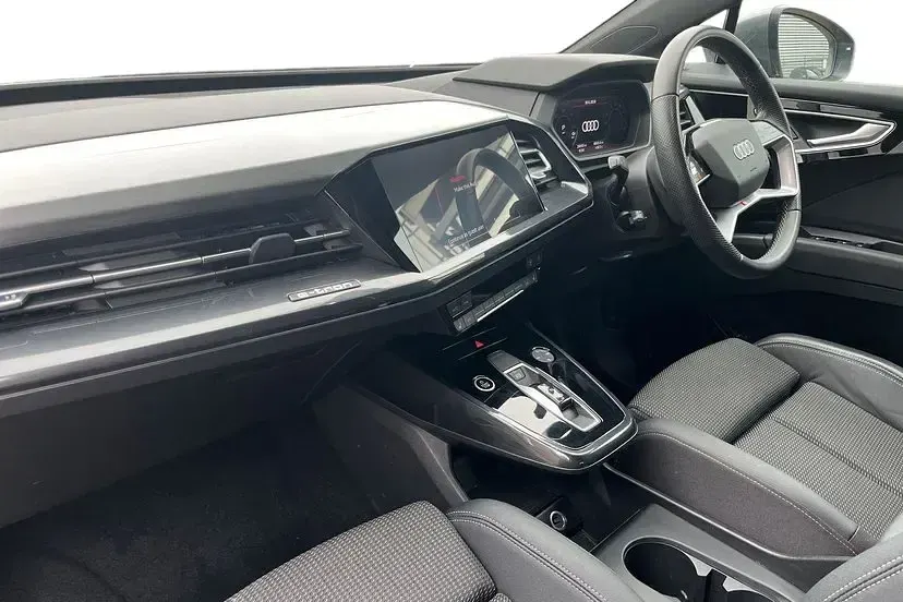 Used Audi Q4 Sportback e-tron S-Line 147 kW (201 HP) 2023 Typhoon grey SUV