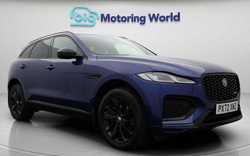 Second-hand Jaguar F-Pace R-Dynamic 204 CP (150 kW) 2022 Albastru SUV