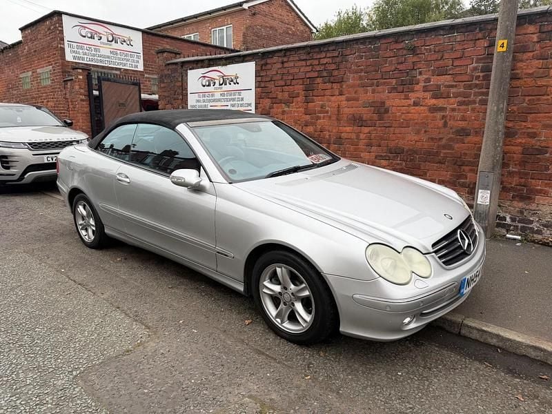 Silver Used 2004 Mercedes CLK200 Avantgarde Cabriolet | £1,995 (A bit pricey) - Image 1/3
