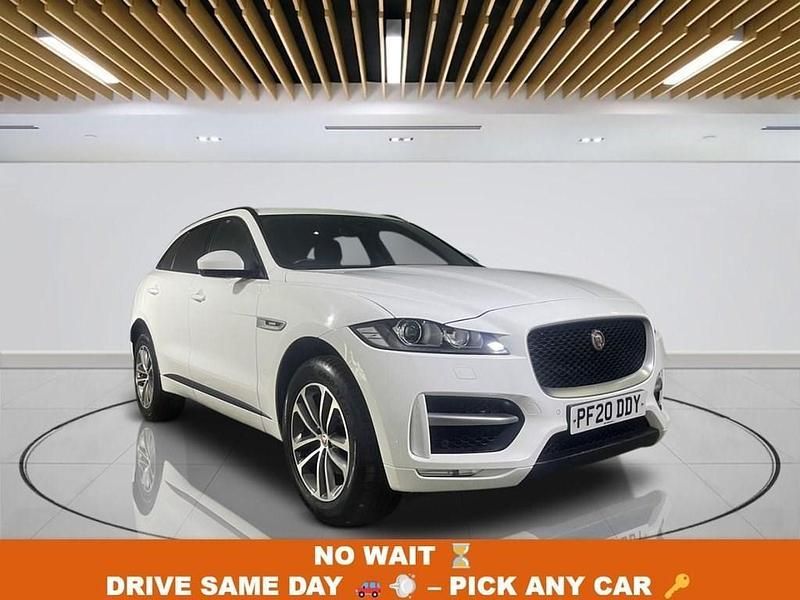 White Used 2020 Jaguar F-Pace R-Sport SUV | £19,799 (Fair price) - Image 1/3