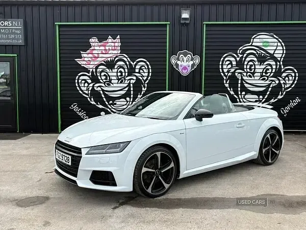 Used Audi TT Black Edition 180 HP (132 kW) 2017 White Coupe