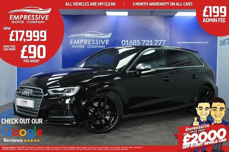 Black Used 2017 Audi S3 Design Hatchback | £17,999 (Fair price) - Image 1/4