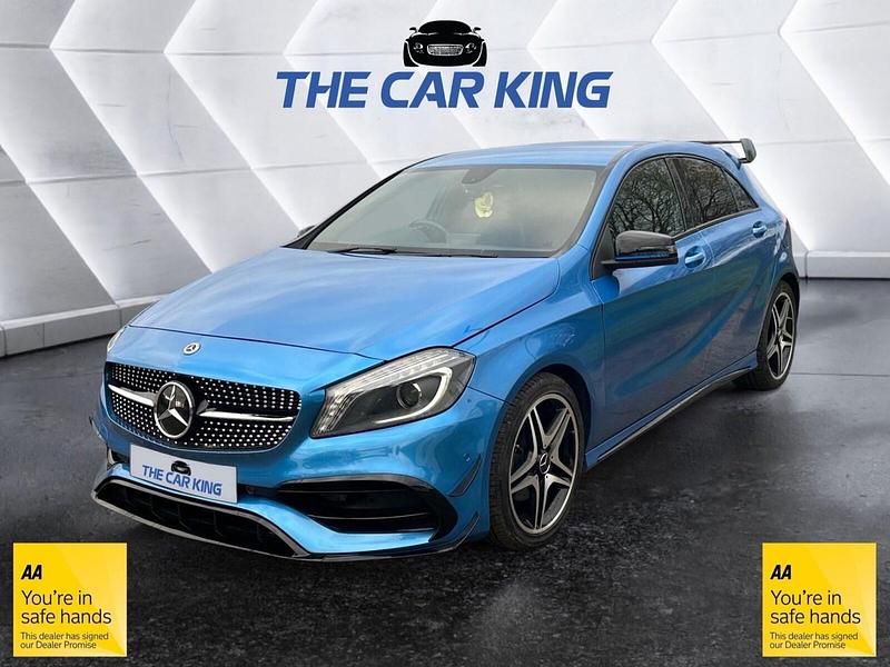 Used Mercedes A200 AMG 136 HP (100 kW) 2014 Blue Hatchback