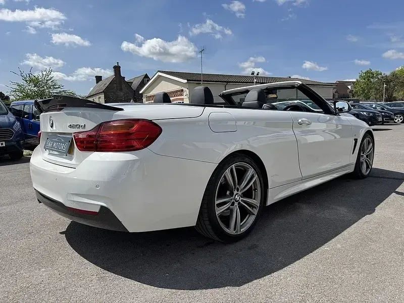 Used BMW 420 Cabriolet M Sport 2014 White Cabriolet