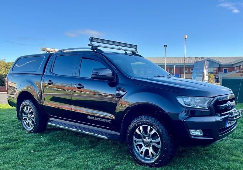 Black Used 2017 Ford Ranger Wildtrack Pickup | £12,450 (Super price) - Image 1/4