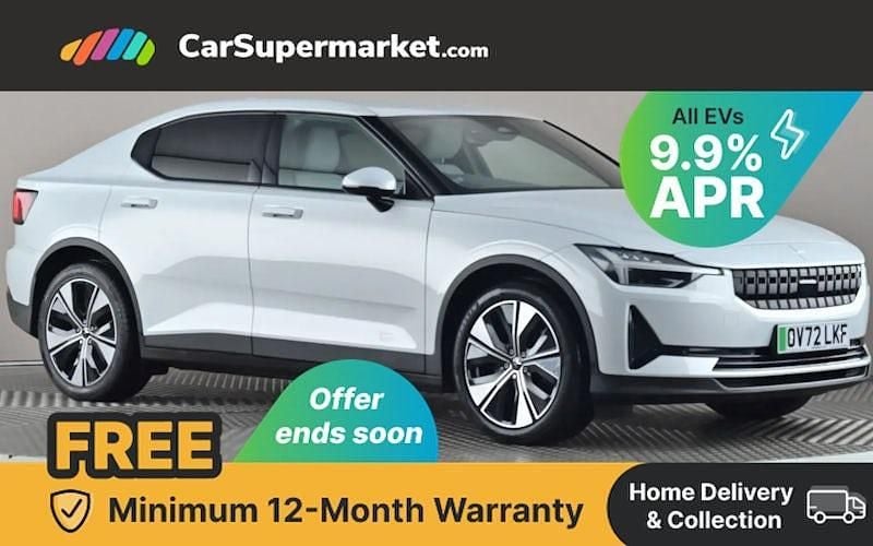 Silver Used 2022 Polestar 2 Long Range Dual motor Hatchback | £20,897 (Super price) - Image 1/3