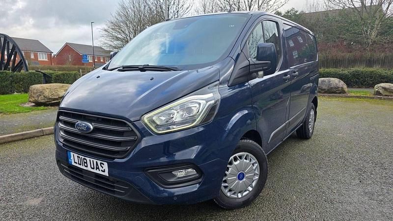 Usado Ford Transit Custom Trend 130 HP (95 kW) 2018 Azul Van