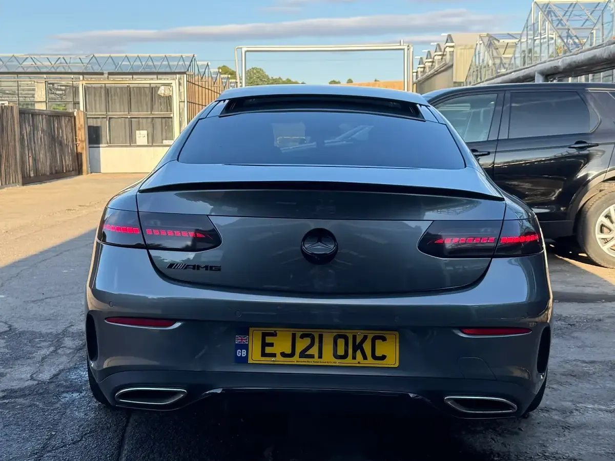 Used Mercedes E220 AMG line 2021 Grey Coupe