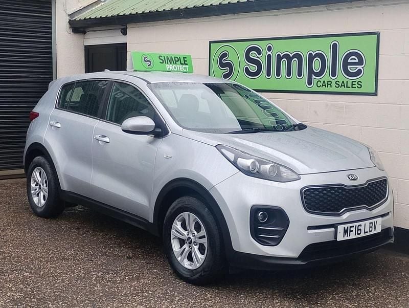 Silver Used 2016 Kia Sportage 2 SUV | £5,950 (Fair price) - Image 1/4