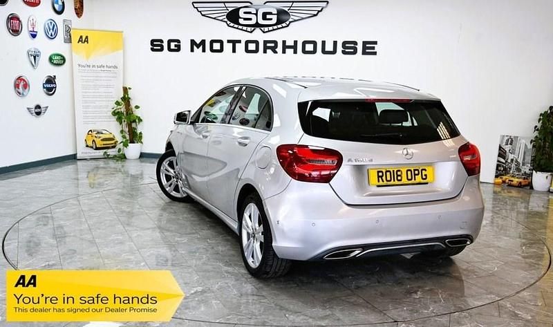 Used Mercedes A180 Premium 109 HP (80 kW) 2018 Silver Hatchback