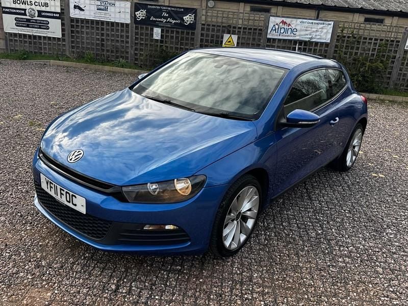 Used VW Scirocco 160 HP (117 kW) 2011 Blue Coupe