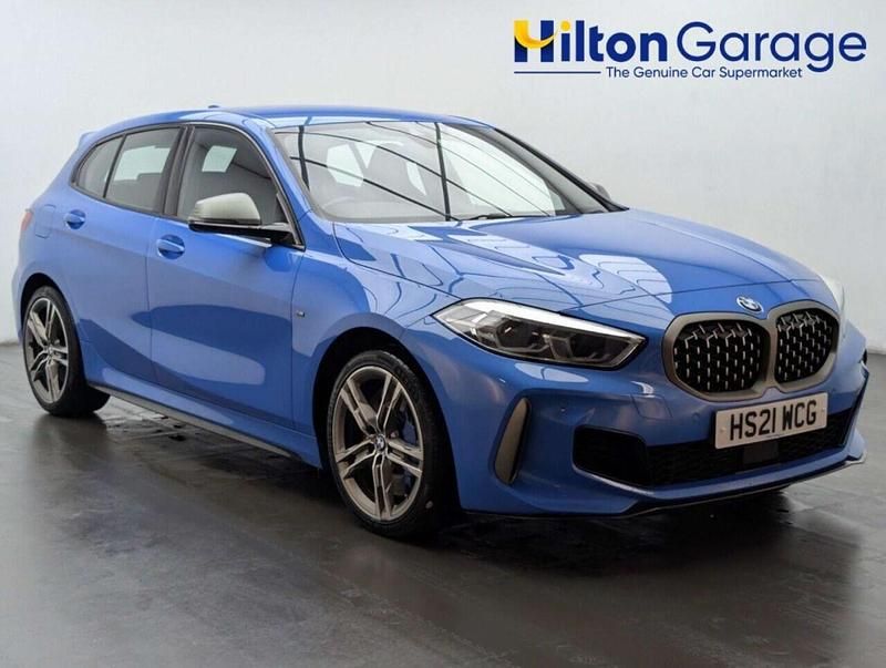 Used BMW M135 Impressive 306 HP (225 kW) 2021 Blue Hatchback