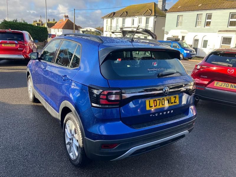 Used VW T-Cross SE 110 HP (80 kW) 2020 Blue SUV