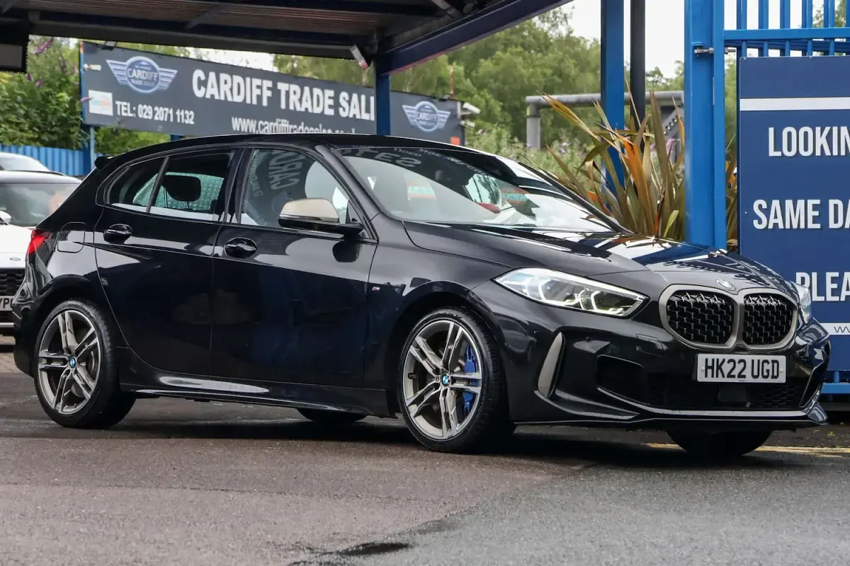 Used BMW M135 Sport Line 306 HP (225 kW) 2022 Black Hatchback
