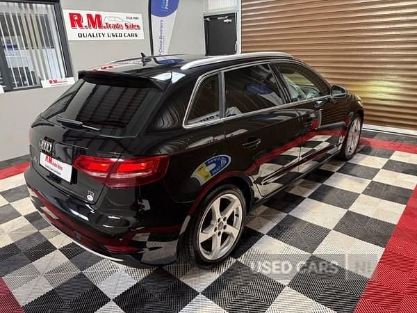 Used Audi A3 Sport 150 HP (110 kW) 2018 Black Sedan