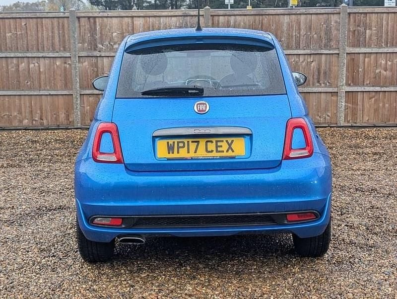 Used Fiat 500 S 69 HP (50 kW) 2017 Blue Hatchback