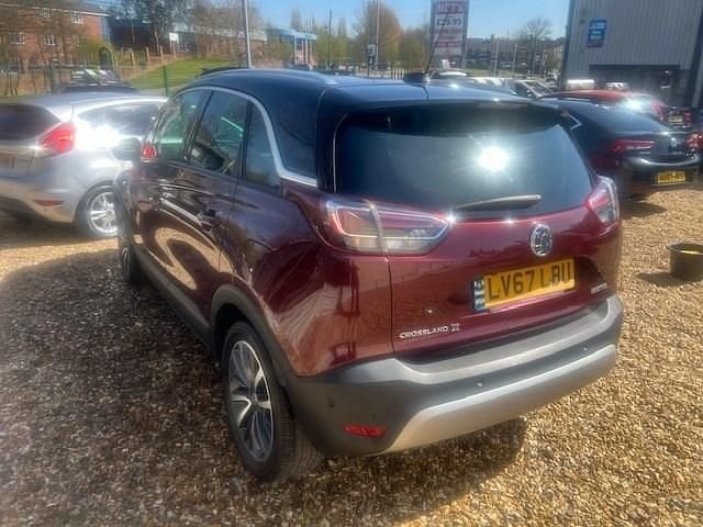 Used Vauxhall Crossland X Ultimate 110 HP (80 kW) 2017 Red SUV