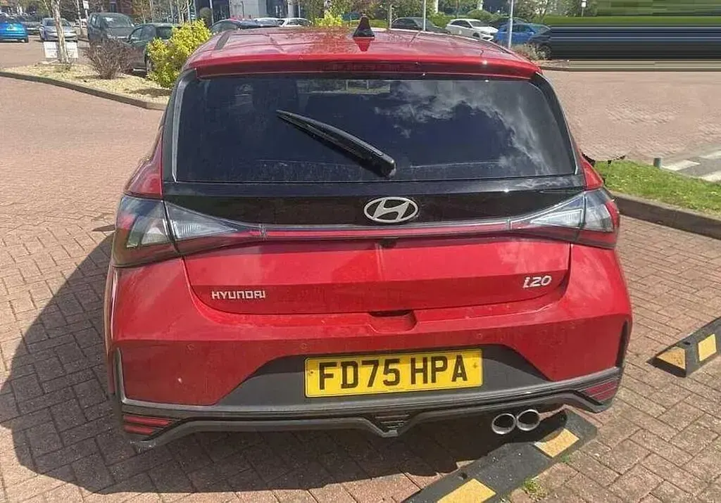 Used Hyundai i20 N Line 100 HP (73 kW) 2025 Dragon red Hatchback