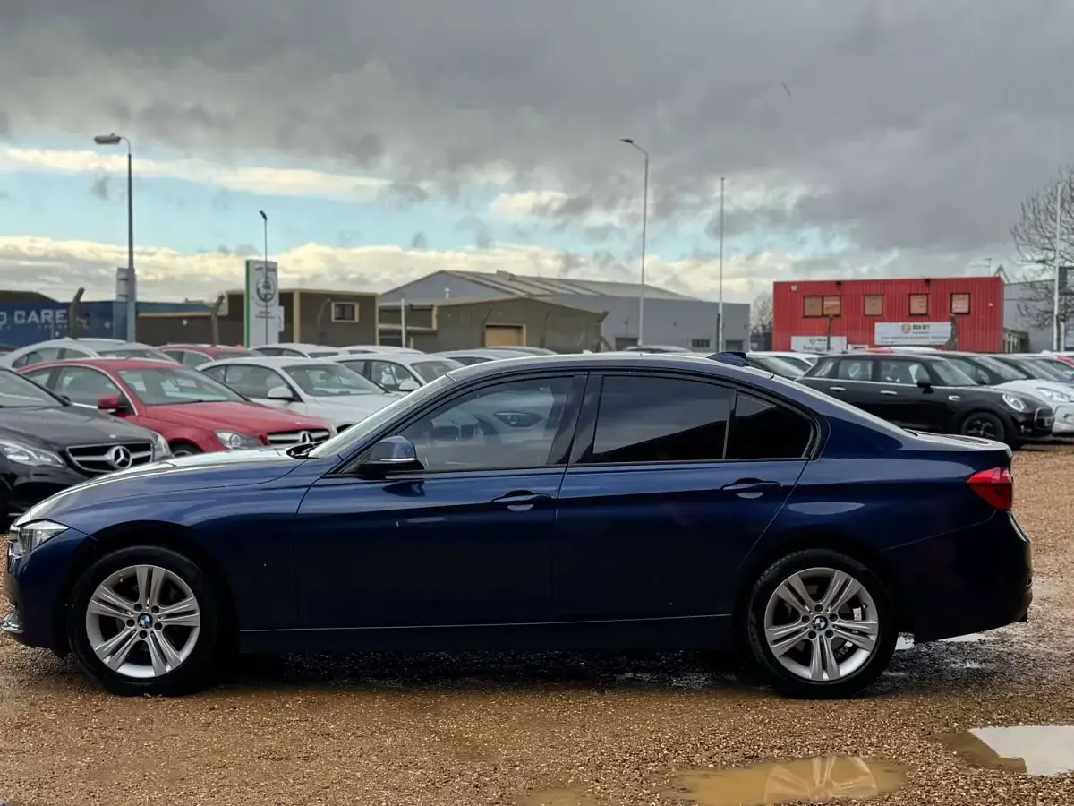 Used BMW 320 Sport Line 2017 Blue Sedan