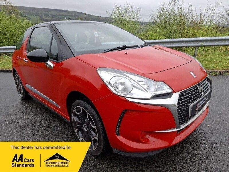 Red Used 2016 DS Automobiles DS3 Chic Hatchback | £5,299 (Fair price) - Image 1/4
