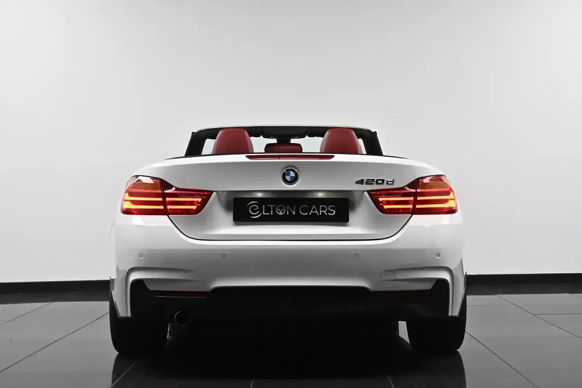 Used BMW 420 Cabriolet M Sport 2014 White Cabriolet